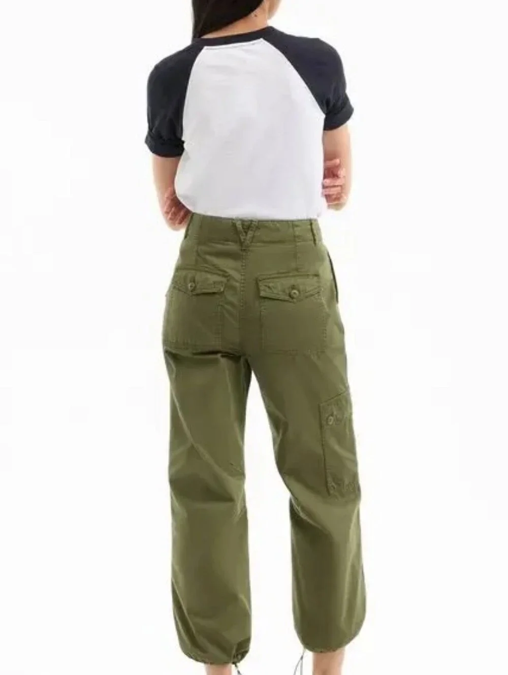 NWT Veronica Beard Designer Baseball Tee White/ Navy XS 100% Pima Cotton $168 - Picture 5 of 14